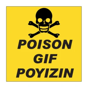 Poison sign PO1