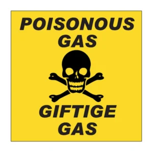 Poisonous Gas sign PO2
