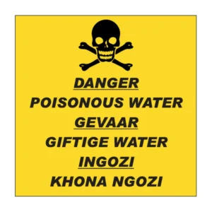 Poisonous Water sign PO5