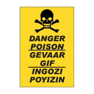 Danger Poison sign PO9