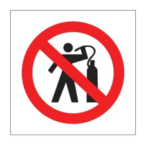 No Air Dusting sign PV11