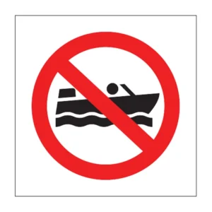 No Boats sign PV27