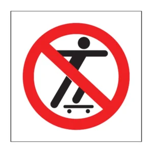 No Skate Boards sign PV36