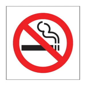 No Smoking (outdoor variant) sign PV40