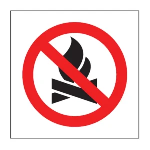 No Fires sign PV45
