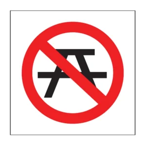 No Picnic sign PV46