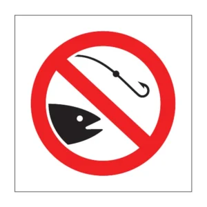No Fishing sign PV52