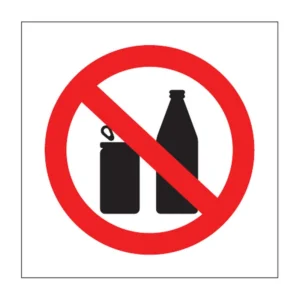 No Drinking sign PV58