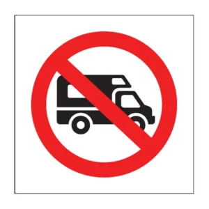No R.V. sign PV61