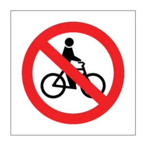 No Cycling sign PV7