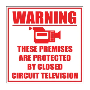 CCTV Warning sign S13