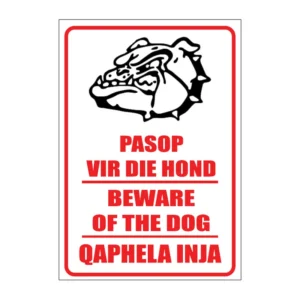 Beware Dog sign S17