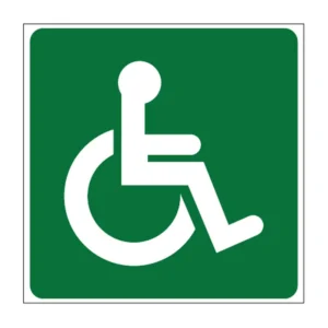 Disabled Toilets sign T3