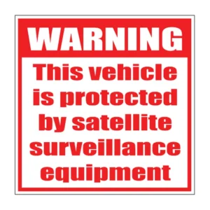 Satellite Surveillance sign V14