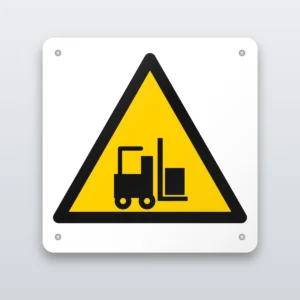 Beware of forklifts warning sign