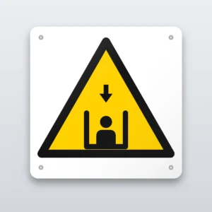 Confined space warning sign