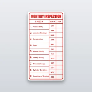 Fire hydrant monthly inspection checklist