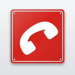 Fire telephone safety sign