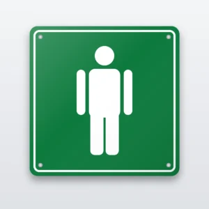 Gents toilet sign