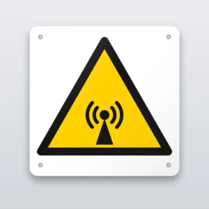 Non-ionizing radiation warning sign
